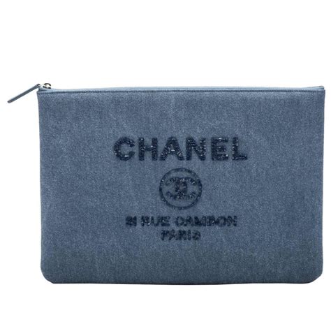 buy chanel silver clutch|chanel denim clutch.